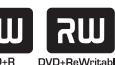 MARANTZ DV4003 - Kompatibla DVD+R/+RW-skivor: - 2