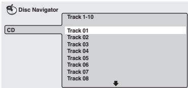 ONKYO DV-SP500 - Using the Disc Navigator to browse the contents of a disc - 12