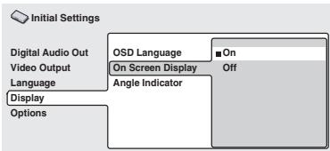ONKYO DV-SP500 - Default setting: On - 1