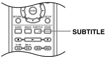 ONKYO DV-SP500 - Switching subtitles - 1