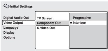 ONKYO DV-SP500 - Default setting: Interlace - 1