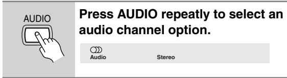 ONKYO DV-SP500 - Switching audio channel when playing a Video CD - 2