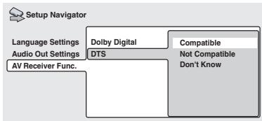 ONKYO DV-SP500 - Setting up with the Setup Navigator - 7