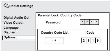 ONKYO DV-SP500 - Use number buttons to enter your password, then press ENTER. - 1
