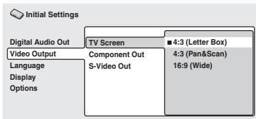 ONKYO DV-SP500 - Default setting: 4:3 (Letter Box) - 1