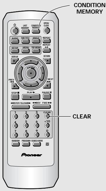 PIONEER DV-575A - Abspeichern von Einstellungen für oft verwendete DVDs (Parameter-Speicher) - DVD - 1
