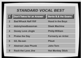 PIONEER DV-575A - Bei Anzeige eines Menubildschirms - 3