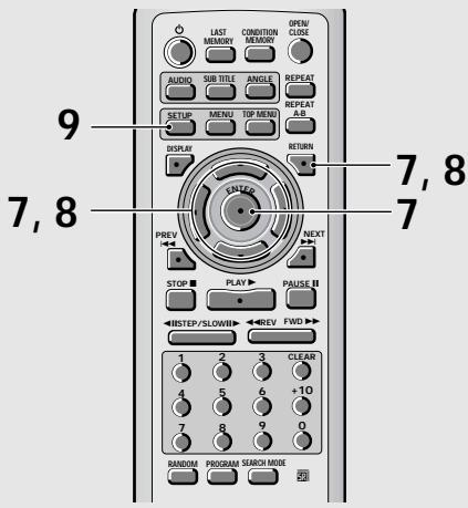 PIONEER DV-575A - Appuyez sur la touche de déplacement du curseur () pour acceder aux options. - 2