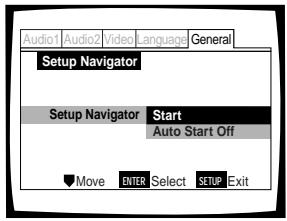 PIONEER DV-575A - Mise en oeuvre et réglages facillités par les menus affichés sur l'écran - 1
