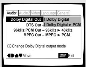 PIONEER DV-575A - Sortie Dolby Digital (Dolby Digital Out) - 1