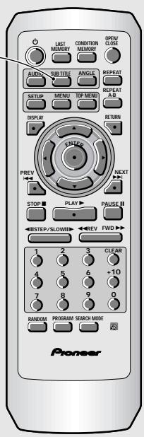 PIONEER DV-575A - Choix de la langue des sous-titres (Sous-titrage en plusieurs langues) -DVD - 1