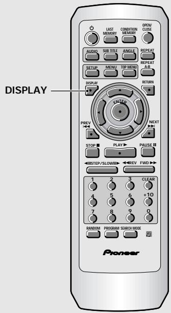 PIONEER DV-575A - Aufrufen von DiscInformationen - DVD/Video-CD/CD - 1