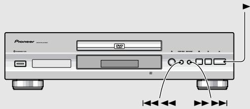 PIONEER DV-575A - Examen rapide du disque, dans un sens ou dans l'autre - 2