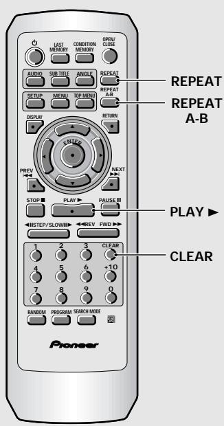 PIONEER DV-575A - Wiederholungswiedergabe - 1