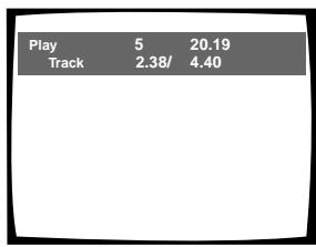 PIONEER DV-575A - Information sur le disque: - 1