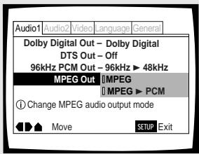 PIONEER DV-575A - Sortie MPEG (MPEG Out) - 1