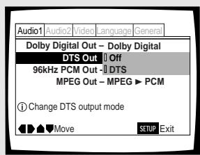 PIONEER DV-575A - Sortie DTS (DTS Out) - 1