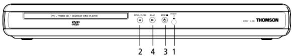 THOMSON 115H - Commandes en façade - 1