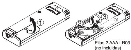 PANASONIC RN 502 - Insreción de las pilas - 1