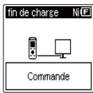 OLYMPUS WS-852 - Le chargement est terminé lorsque le témoin de charge de la pile affiche [F]. - 1