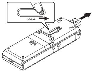 OLYMPUS WS-852 - Connexion de l'enregistreur vocal à un ordinateur - 1
