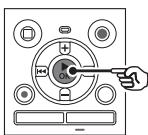 OLYMPUS WS-852 - Appuyez sur la touche ▶OK. - 1