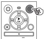 OLYMPUS WS-852 - Appuyez sur la touche REC (●) pendant l'enregistrement. - 1