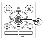 OLYMPUS WS-852 - Appuyez sur la touche ▶ OK pendant la lecture. - 1