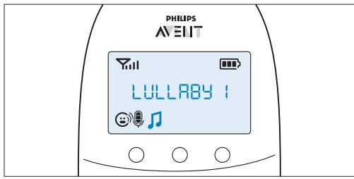 PHILIPS AVENT ECOUTE BEBE SCD860/01 - Een slaapliedje kiezen - 1