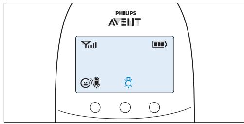 PHILIPS AVENT ECOUTE BEBE SCD860/01 - Luz de presença - 1