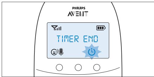 PHILIPS AVENT ECOUTE BEBE SCD860/01 - Stalla in och använda matningstimern - 2