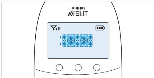 PHILIPS AVENT ECOUTE BEBE SCD860/01 - Ajuste del niveau de volumen - 1