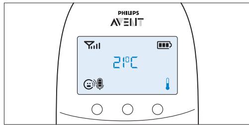 PHILIPS AVENT ECOUTE BEBE SCD860/01 - Température - 1