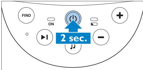 PHILIPS AVENT ECOUTE BEBE SCD860/01 - Conexión de la unidad de padres y la unidad del bebé - 1