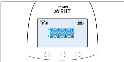 PHILIPS AVENT ECOUTE BEBE SCD860/01 - Aänenvoimakkuuden asetus - 1