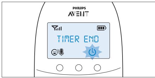 PHILIPS AVENT ECOUTE BEBE SCD860/01 - Stille inn og bruke matetimeren - 2