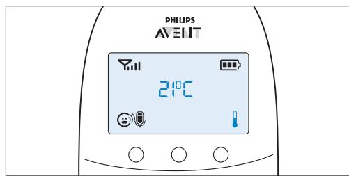 PHILIPS AVENT ECOUTE BEBE SCD860/01 - Temperatura - 1