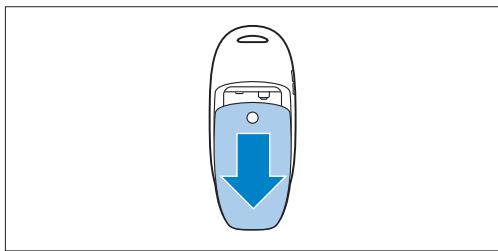 PHILIPS AVENT ECOUTE BEBE SCD860/01 - Inserimento delle batterie ricaricabili - 1
