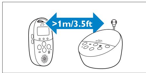 PHILIPS AVENT ECOUTE BEBE SCD860/01 - Aviso: - 2
