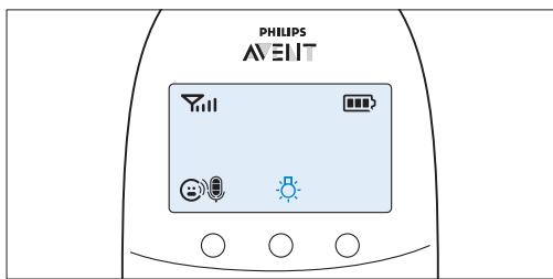 PHILIPS AVENT ECOUTE BEBE SCD860/01 - Deaktivering of Eco Max-tilstand - 1