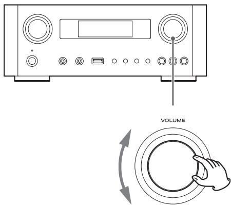 TEAC AI101DA - Start playback on the source and use the VOLUME knob to adjust the volume to its optimal level. - 1