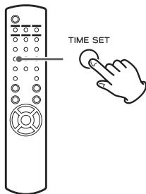 TEAC AI101DA - Press the TIME SET button. - 1