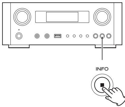 TEAC AI101DA - Information shown on the display - 1