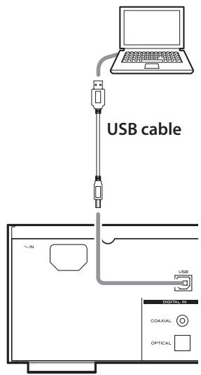 TEAC AI101DA - Connect a computer to this unit using a USB cable. - 1