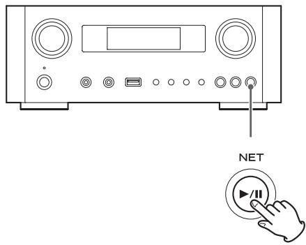 TEAC AI101DA - Pulse el botón NET para seleccionar el modo. - 1