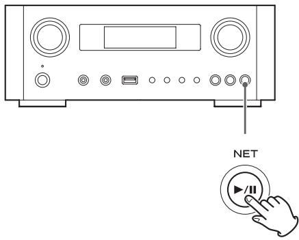 TEAC AI101DA - Seleccione "Internet Radio" (radio por internet) pulsando el botón NET. - 1