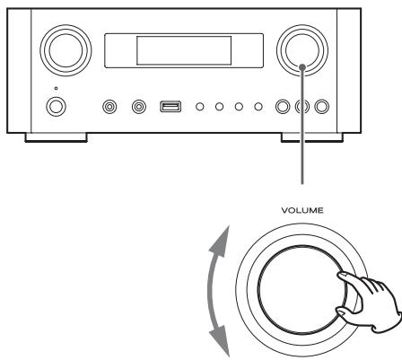 TEAC AI101DA - Inicie la reproducción en la fuente de sonido y utilice el mando VOLUME para ajustar el volumen a su nivel óptimo. - 1