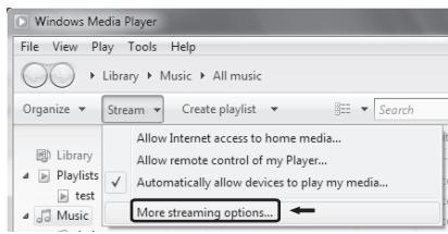 TEAC AI101DA - Réglage du lecteur Windows Media 12 - 1