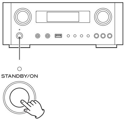 TEAC AI301DA - Appuyez sur la touche standby/on pour allumer l'unité. - 1