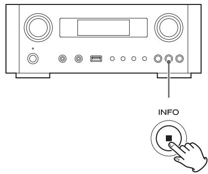TEAC AI301DA - Informaciónmostatada en la pantalla - 1
